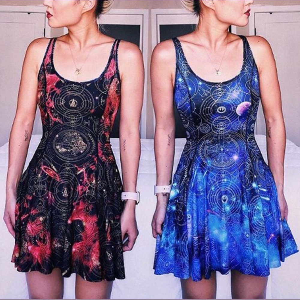 RARE Black Milk REBEL ALLIANCE VS GALACTIC EMPIRE INSIDE OUT DRESS size Large
